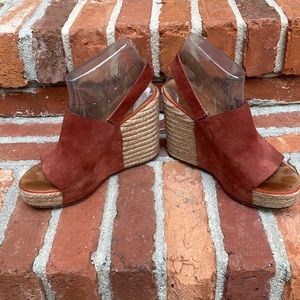 See By Chloe platform wedge sandals